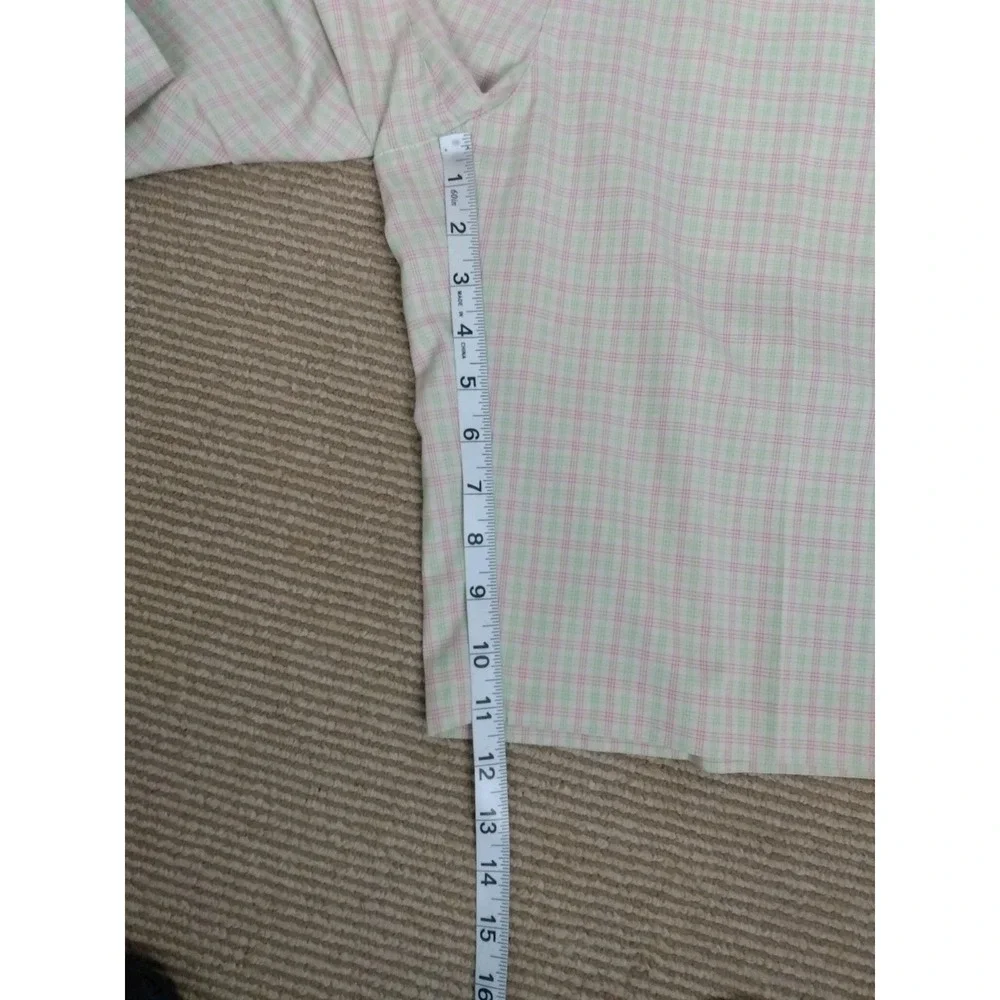 Adidas Multicolor Golf Shorts Plaid  Flat  Mens Sz 36